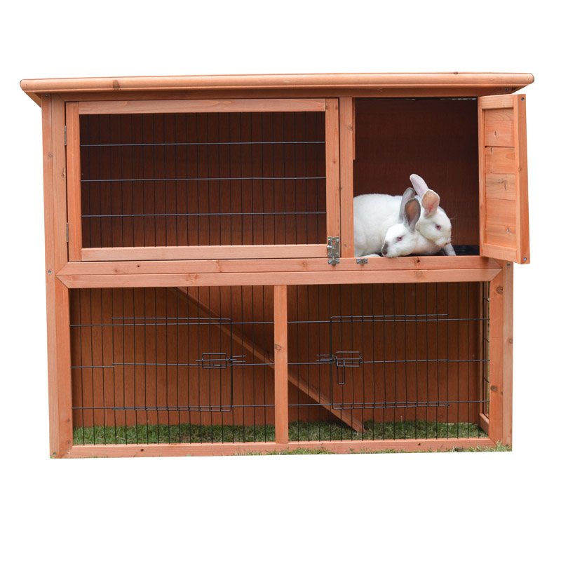 wooden rabbit cage