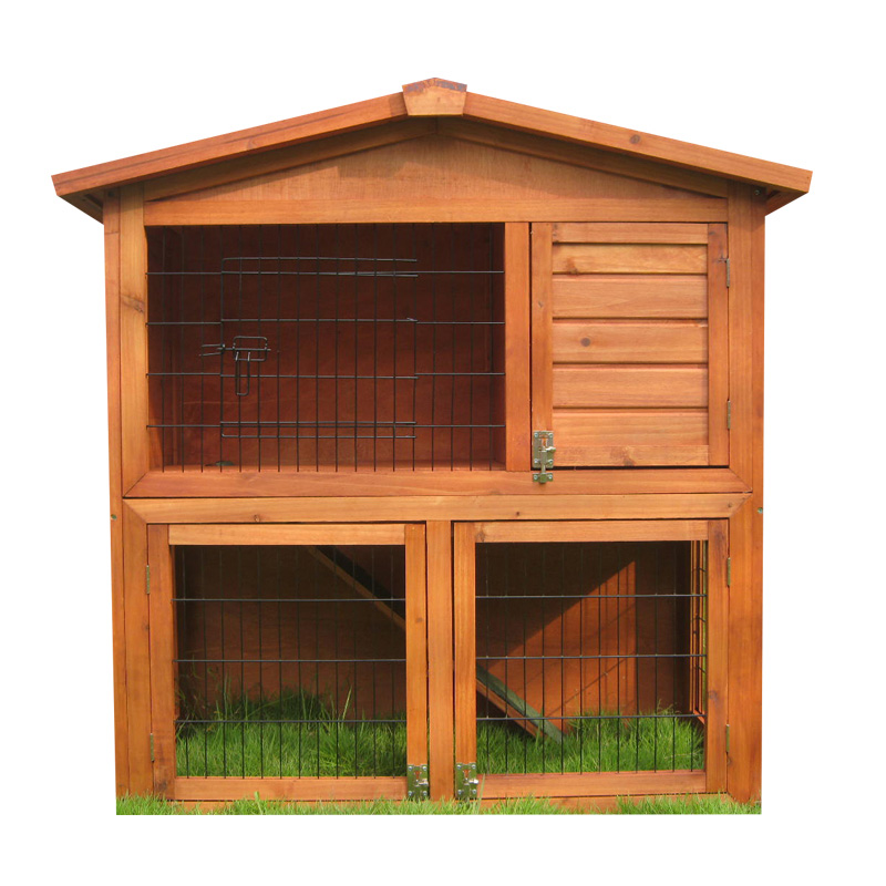 outdoor wooden rabbit house