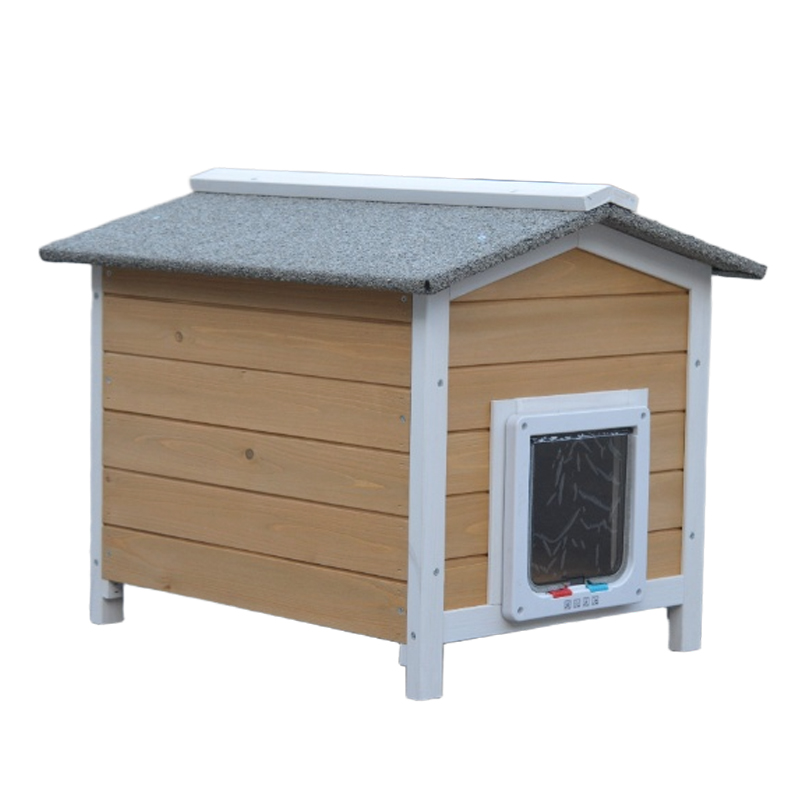 Yellow color cat house