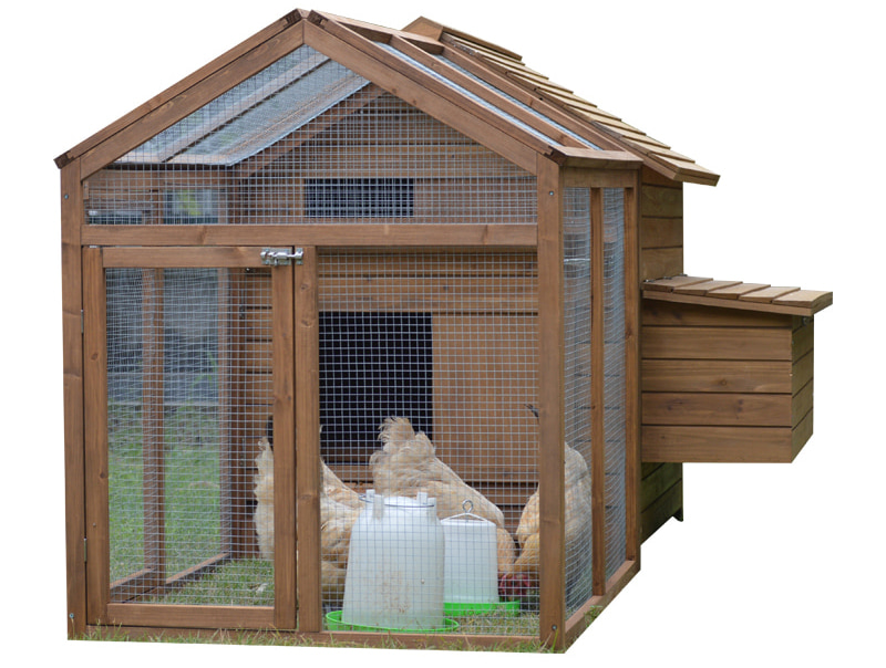 Brown Chicken Coop