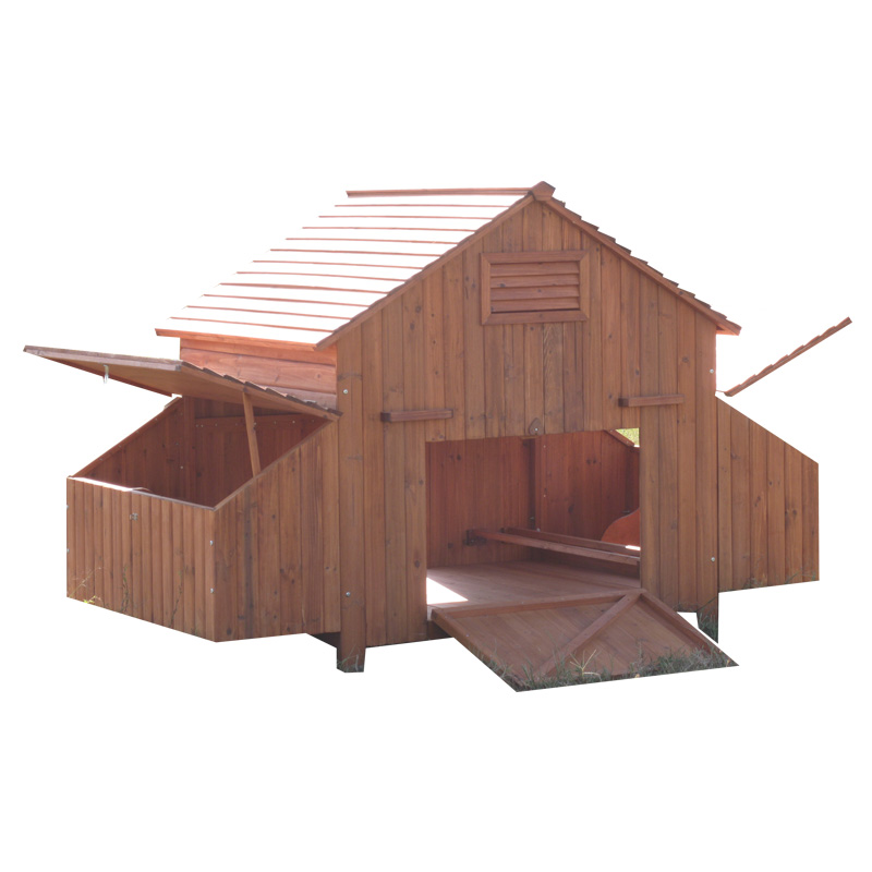Countryside style backyard chicken coop cute