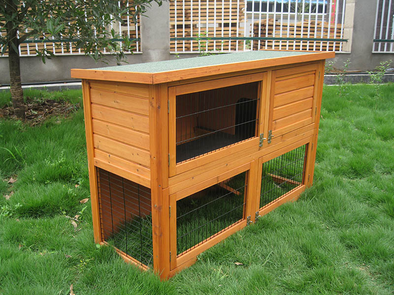 rabbit hutch for 2 rabbits