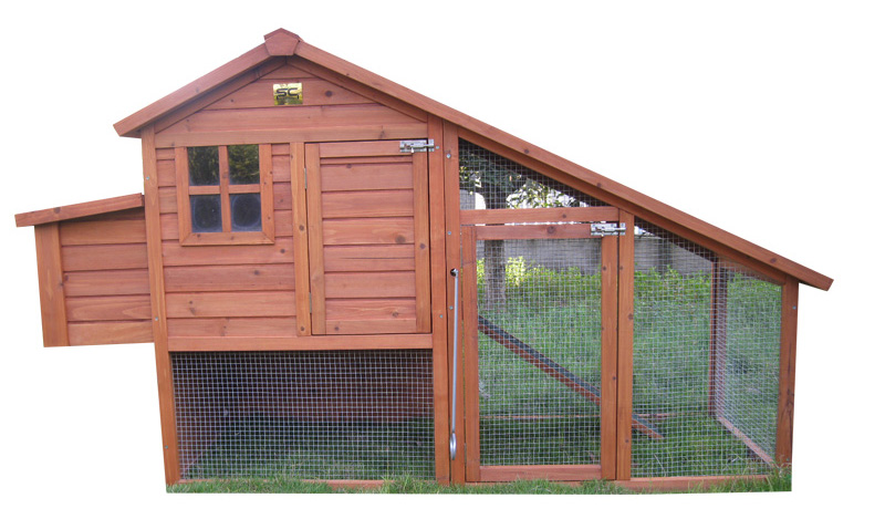 Brown large Chicken Coop backyard M size