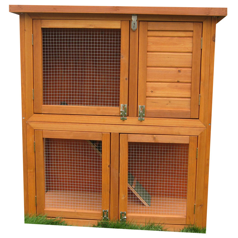 large outdoor rabbit run