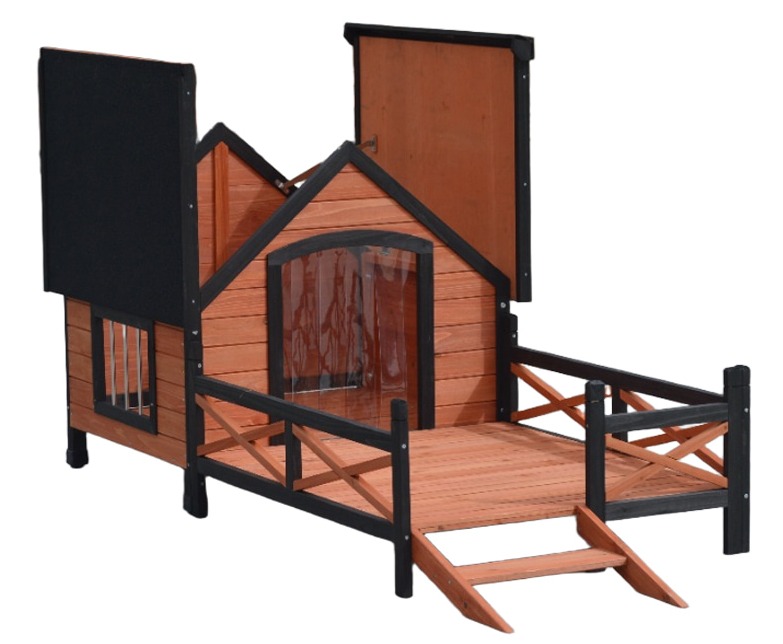 waterproof wood dog shelter