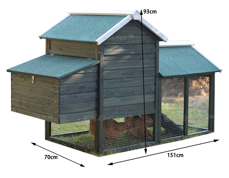 Outdoor backyard luxur Chicken Coop