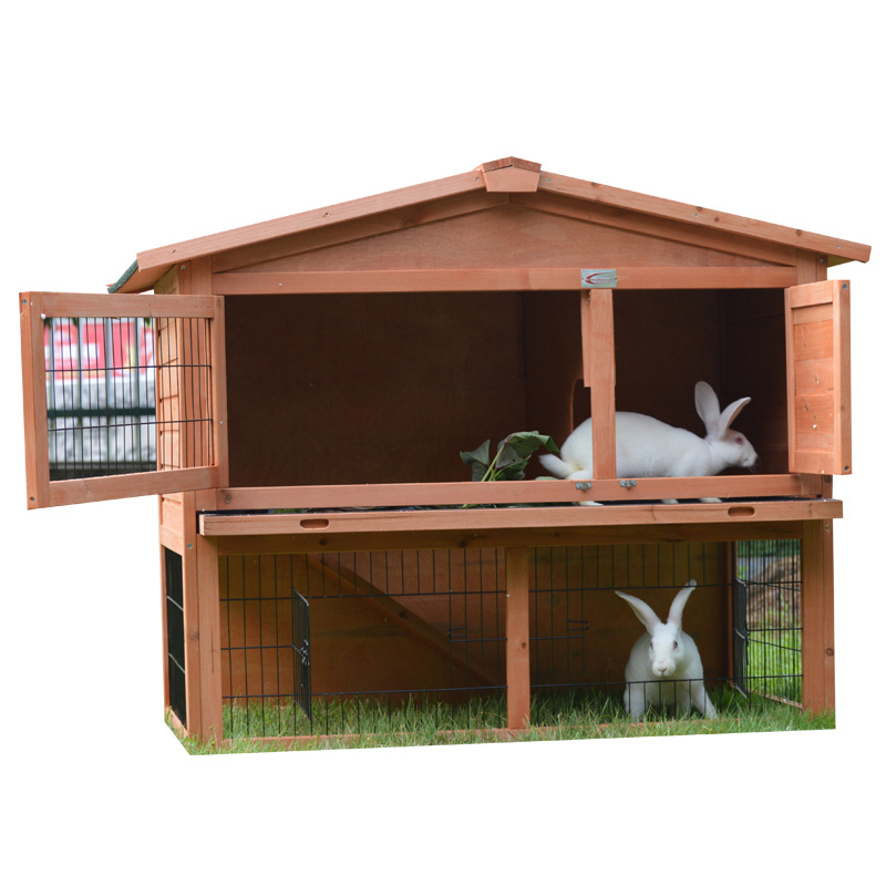 2 storey rabbit hutch