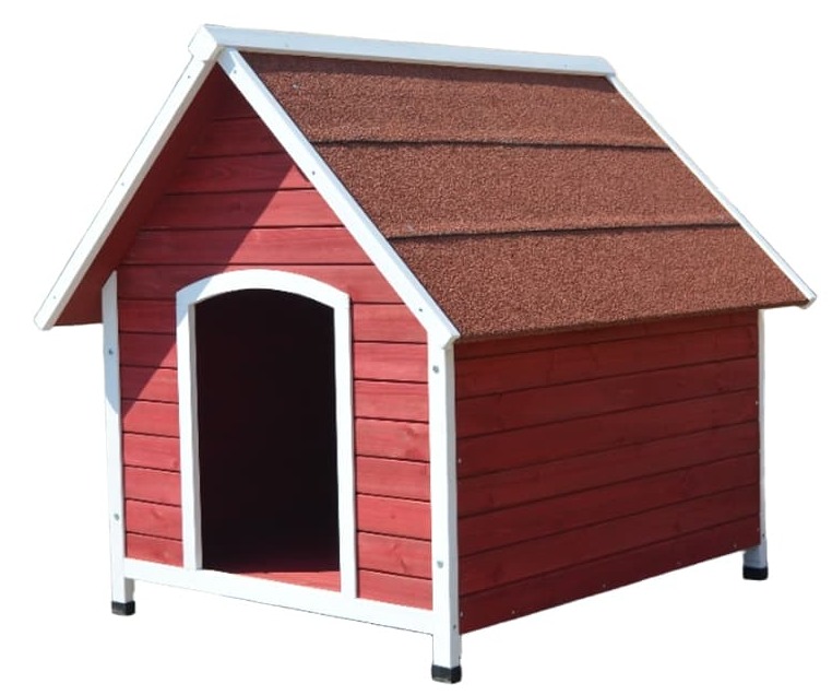 wooden dog house outdoor