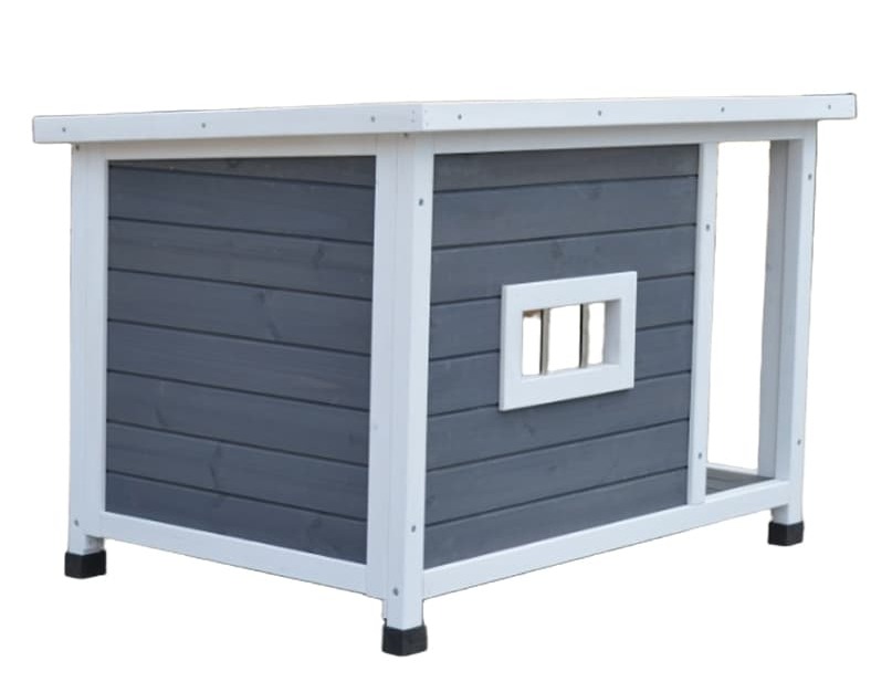 wooden dog house outdoor