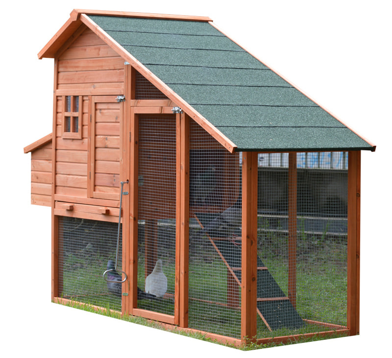 wooden brown fir wood chicken coop with vent wooden brown fir wood chicken coop with vent