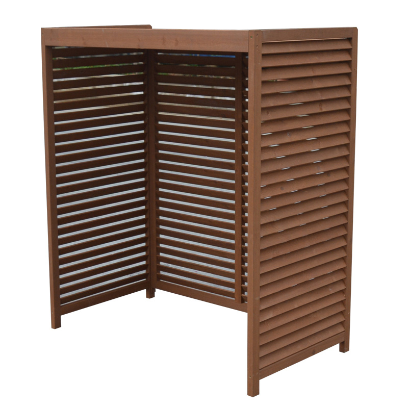 Reclaimed Wood Air Conditioner Cover Reclaimed Wood Air Conditioner Cover