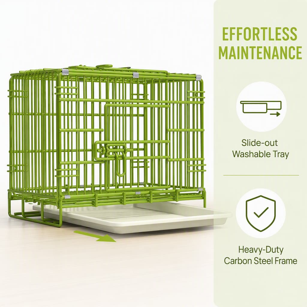 Material: Heavy-Duty Carbon Steel & Washable PP